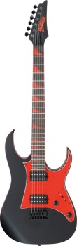 IBANEZ E-GUITAR GRG 6-STR. BLACK FLAT